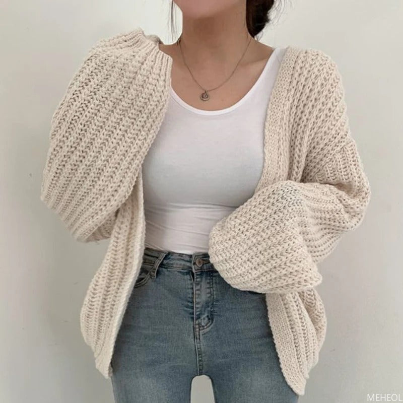 Cardigan ample et confortable