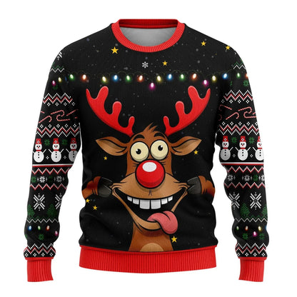 Pull de Noël homme motif bonhomme de neige