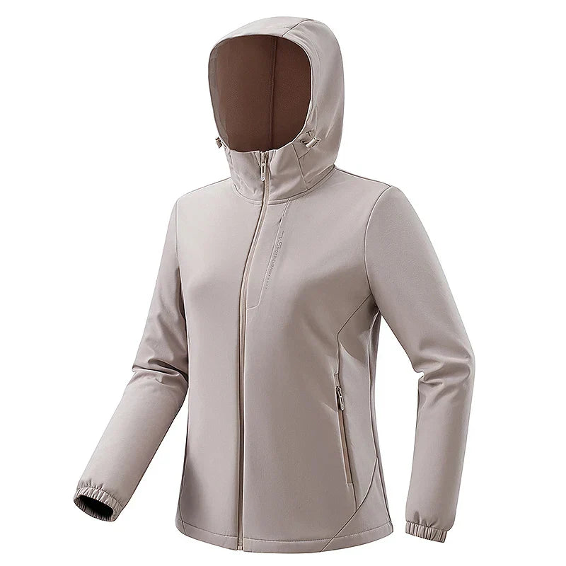 Veste d'hiver imperméable doublée pour femme