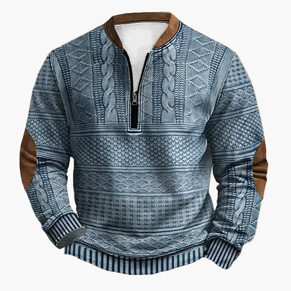 Pull en tricot torsadé automne-hiver