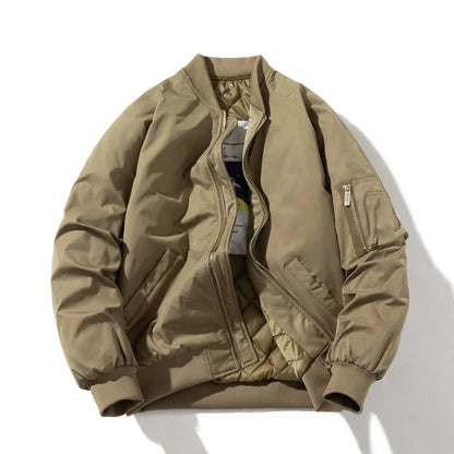 Blouson aviateur en cuir style Cavan