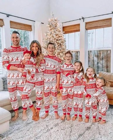 Pyjamas de Noël motif renne