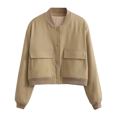 Blouson bombardier élégant pour femme classique