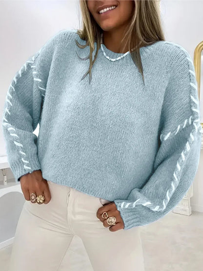 Vêtements d'automne confortables | Pulls décontractés chauds pour femmes