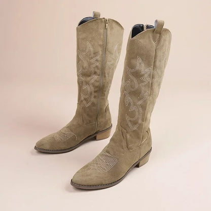 Élégantes bottes hautes Georgia de qualité supérieure