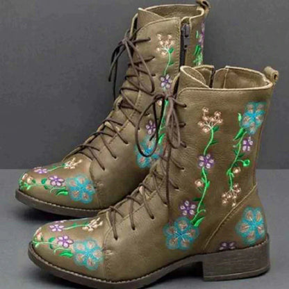 Bottes rétro design ethnique chic