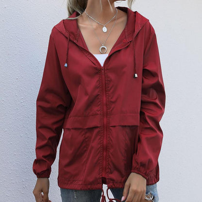 Veste d'été imperméable Capuche Sportive