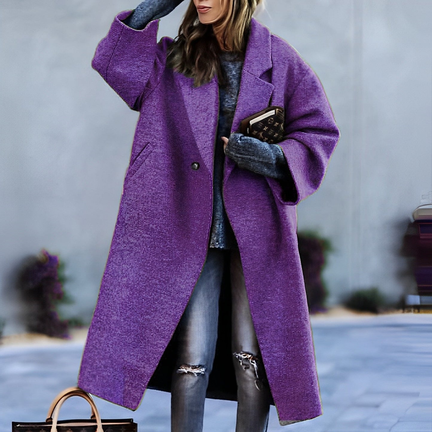 Manteau élégant pour femme style vintage