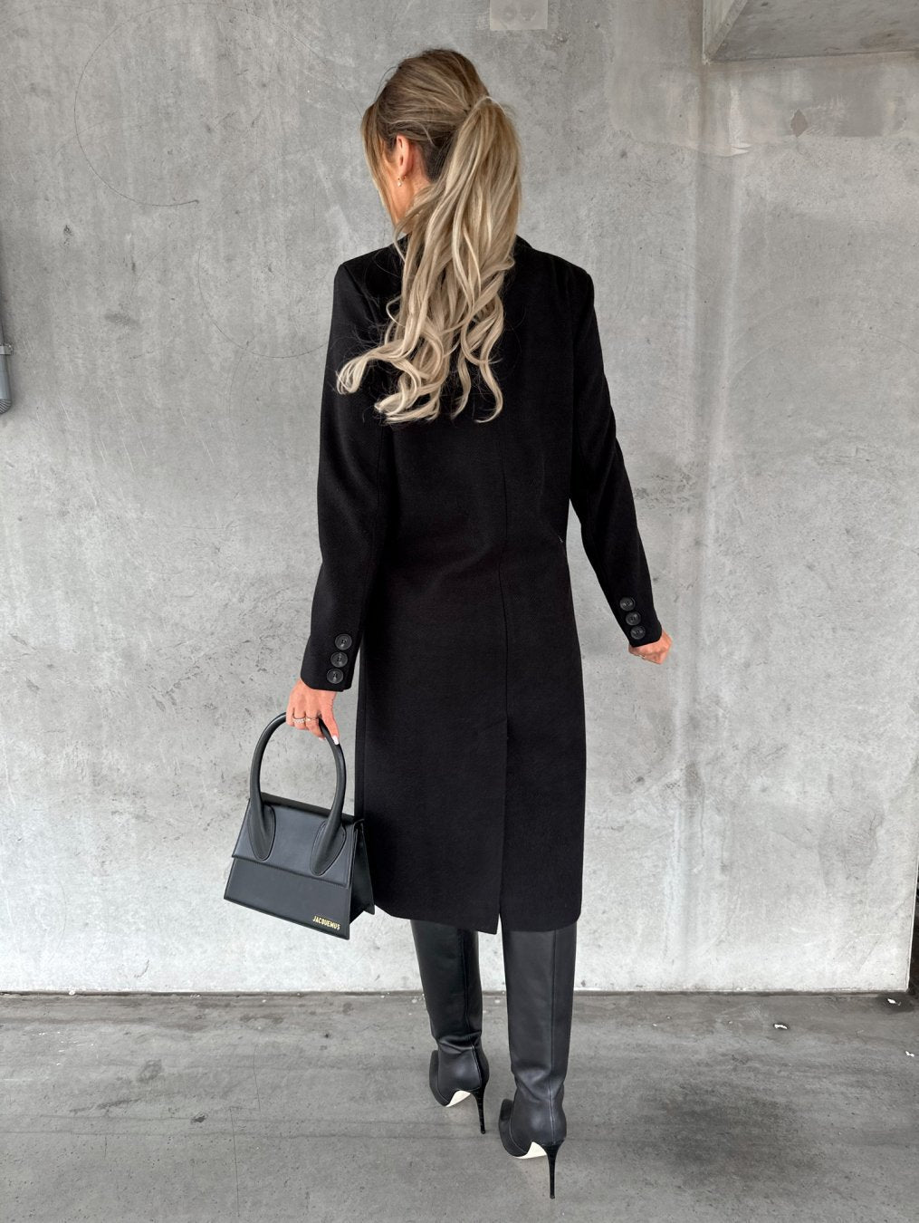 Stilvoller Wollmantel Damen Luxus Qualität - IdealeKleiden