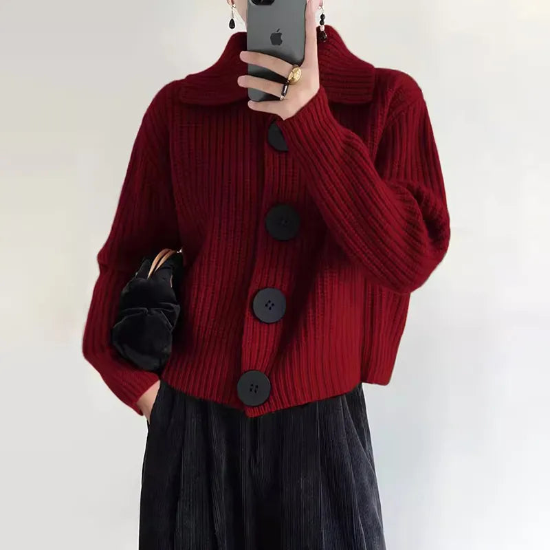 Cardigan élégant pour femme avec fermeture boutonnée