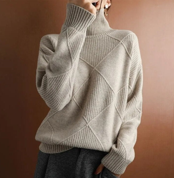 Abigail - Pull en maille pour femme, doux et élégant