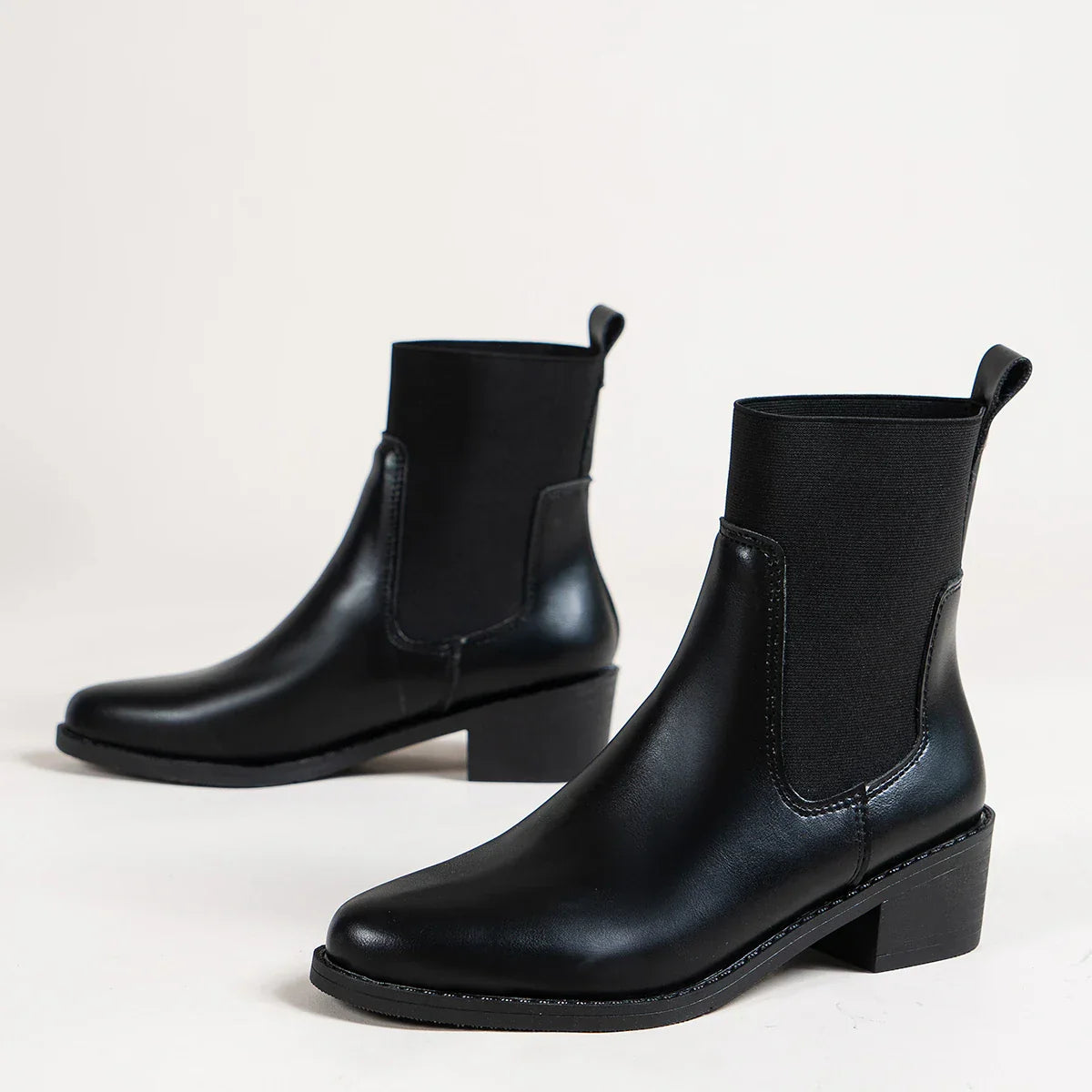 Bottines Chelsea élégantes Talon haut Bout pointu