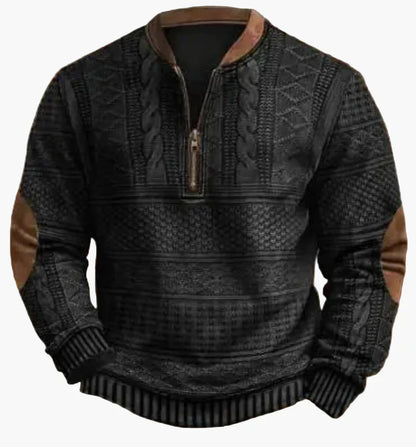 Pull-over pour homme, chaud, moderne, col montant