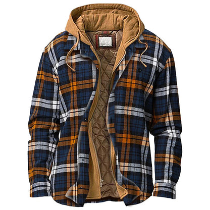 Parka d'hiver à capuche pour hommes