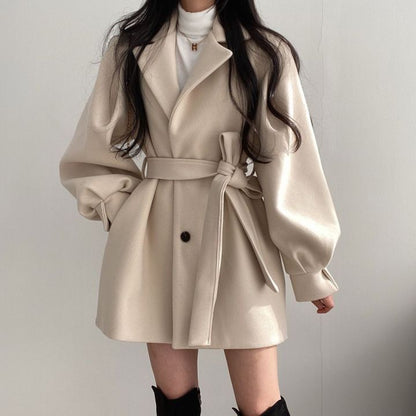Manteau d'hiver mi-long élégant pour femme