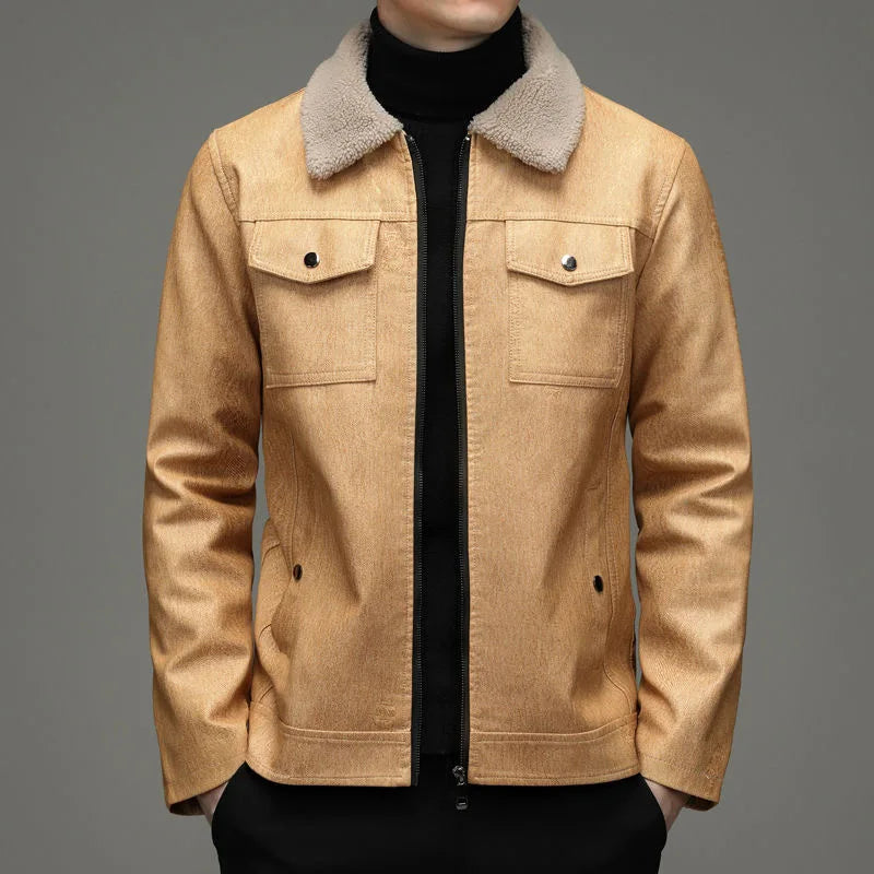 Veste d'automne chaude et élégante pour homme