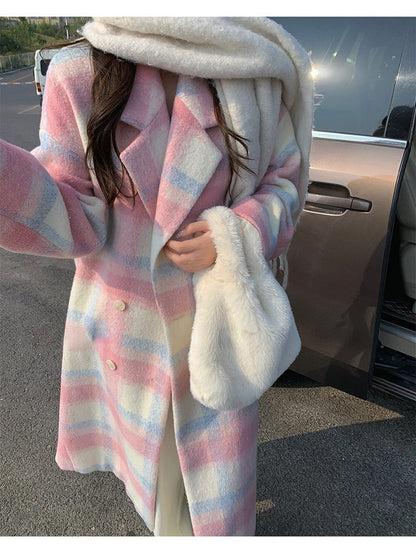 Elegante Damenwinterjacke aus Wolle - IdealeKleiden
