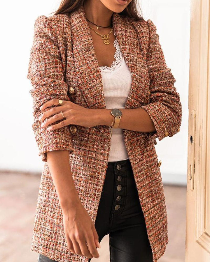 Élégant blazer pour femme, mode automne