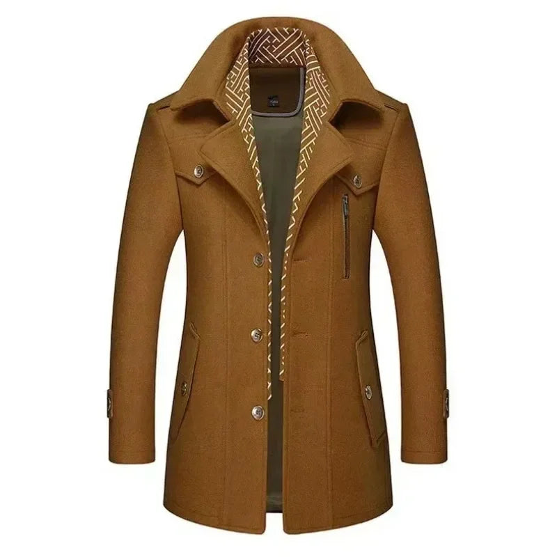 Manteau de costume élégant Classique Moderne Veste d'hiver