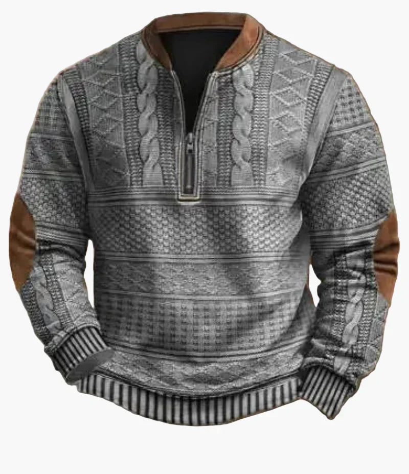 Pull-over pour homme, chaud, moderne, col montant