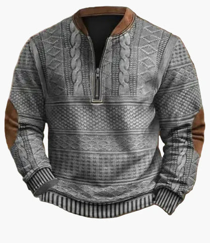 Pull-over pour homme, chaud, moderne, col montant