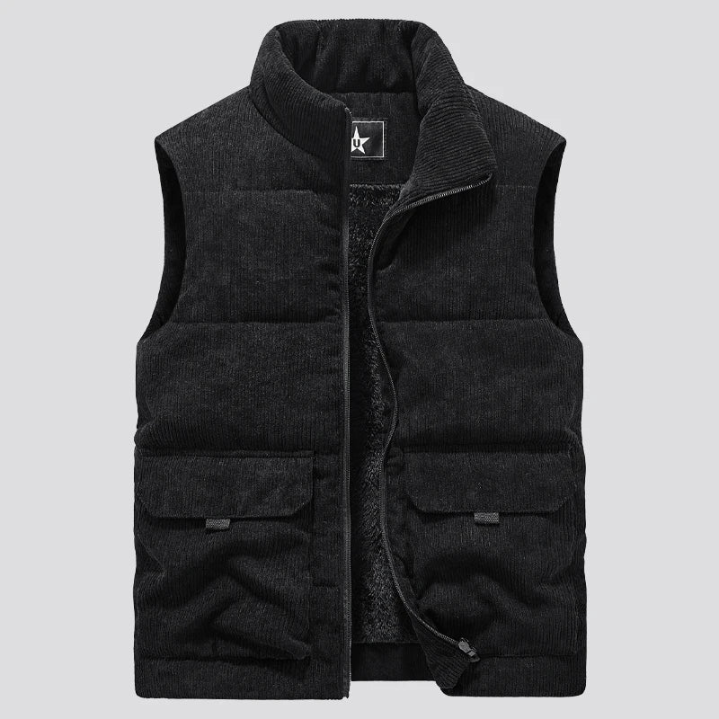 Gilet en velours côtelé élégant pour homme