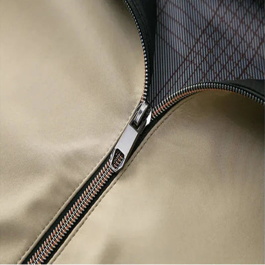 Stylische Herrenjacke Rollkragen Oliver - IdealeKleiden