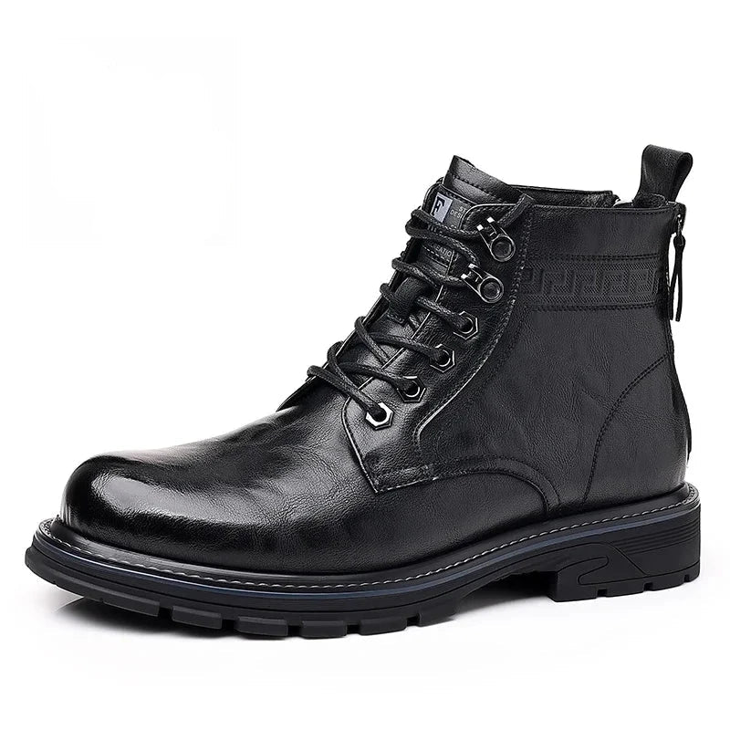 Herren Stiefel Schnürschuhe Höhe Knöchel - IdealeKleiden