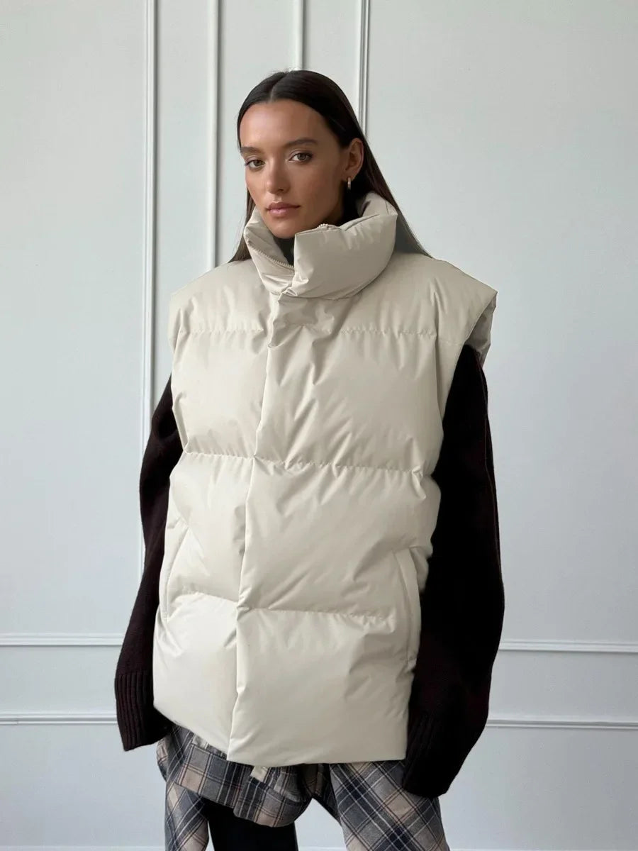 Doudoune sans manches légère et isolante imperméable pour femme