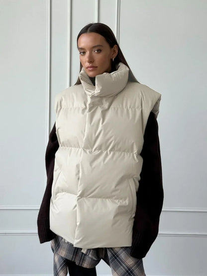Doudoune sans manches légère et isolante imperméable pour femme