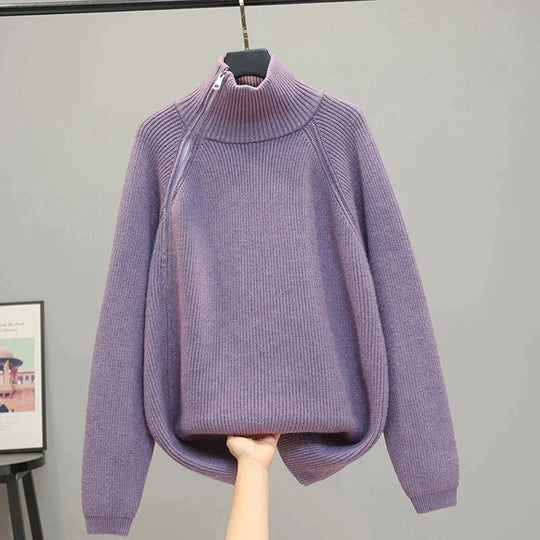 Puck | Pull roulé en polaire chaude
