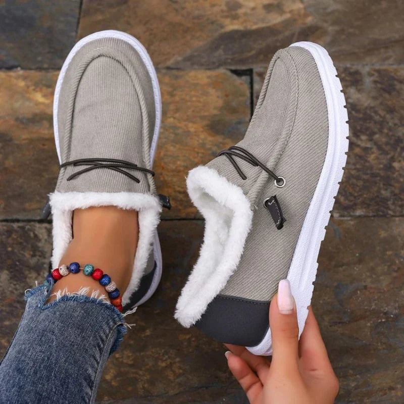Chaussures d'hiver chaudes en velours doux