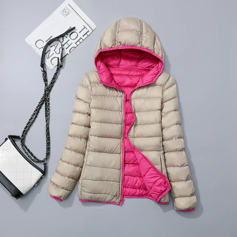 Doudoune à capuche chaude hiver