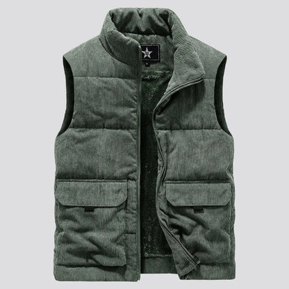 Gilet en velours côtelé élégant pour homme