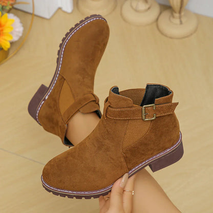 Bottes décontractées Talon moyen Boucle chunky