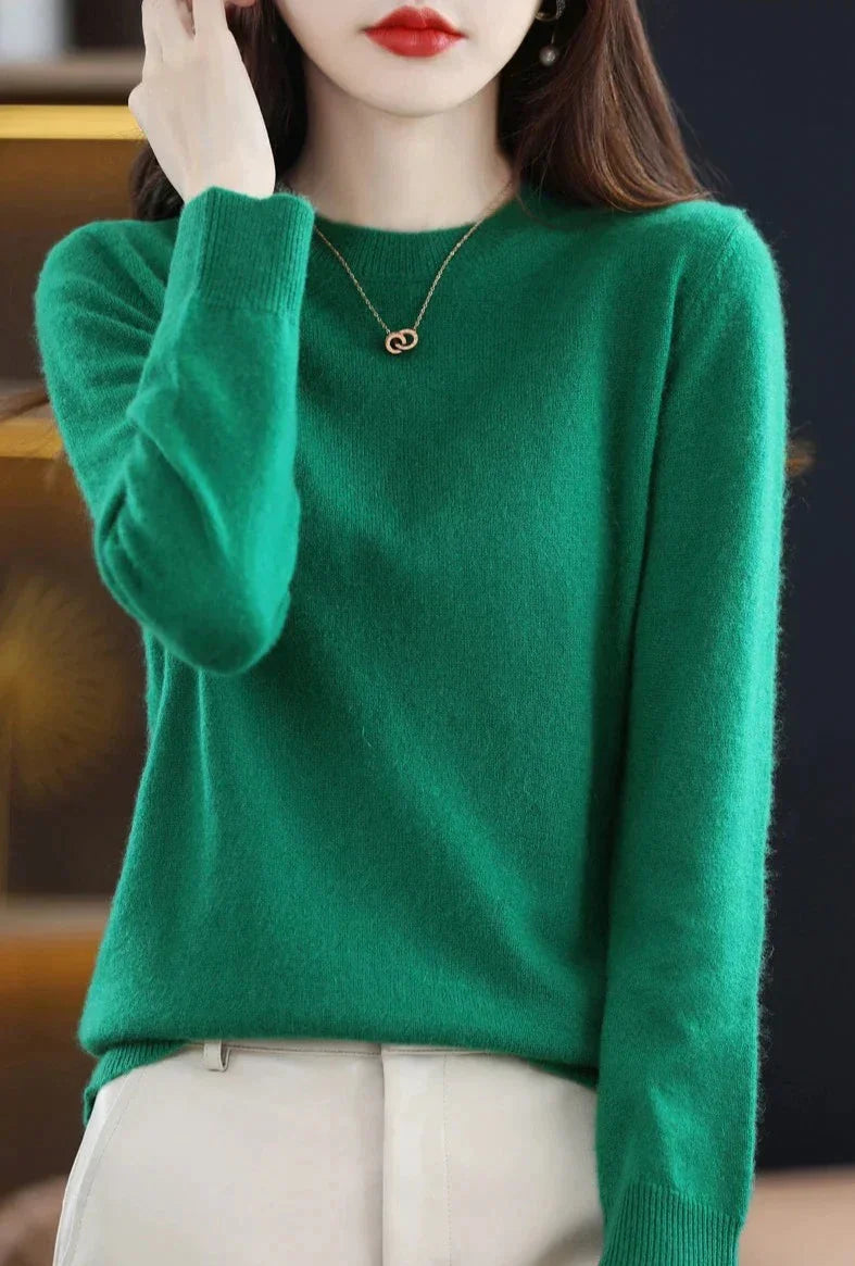 Elegante Wollpullover Damen Klassisch - IdealeKleiden