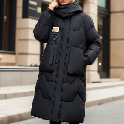 Manteau d'hiver femme élégant et chaud