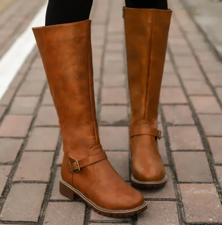 Sandales élégantes pour femmes à talon haut avec fermeture éclair latérale