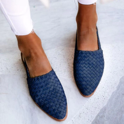 Ballerines Slingback Tressées Élégantes