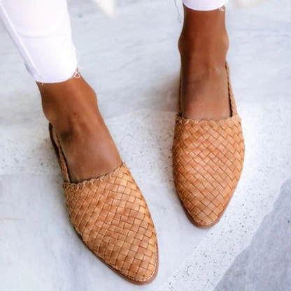 Ballerines Slingback Tressées Élégantes