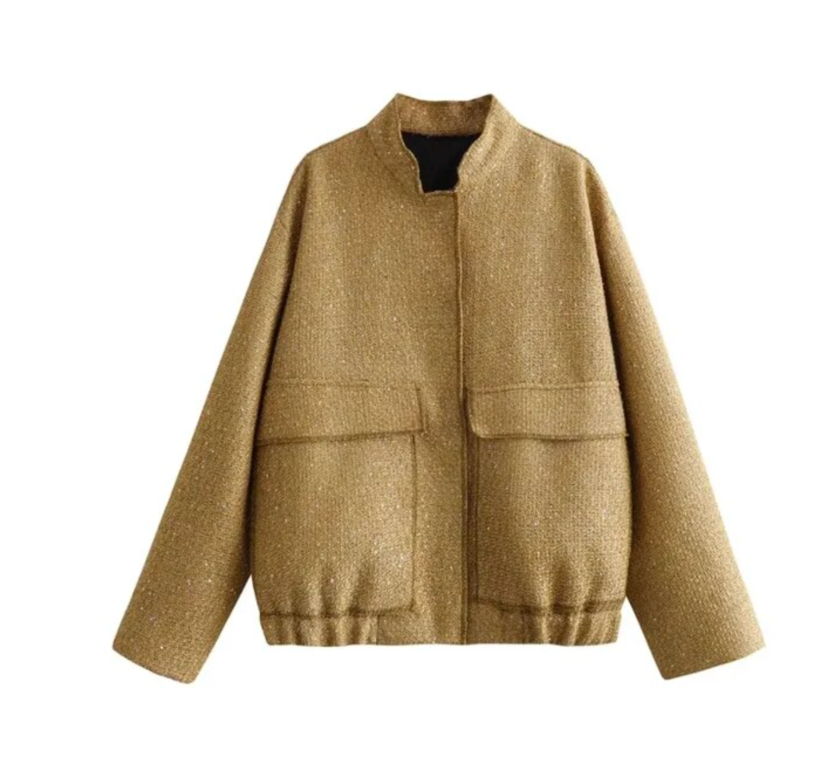 Manteau de luxe doré