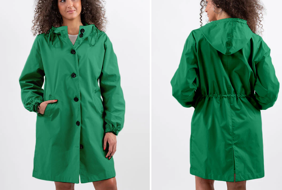 Manteau femme élégant imperméable coupe-vent