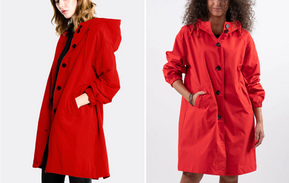 Manteau femme élégant imperméable coupe-vent