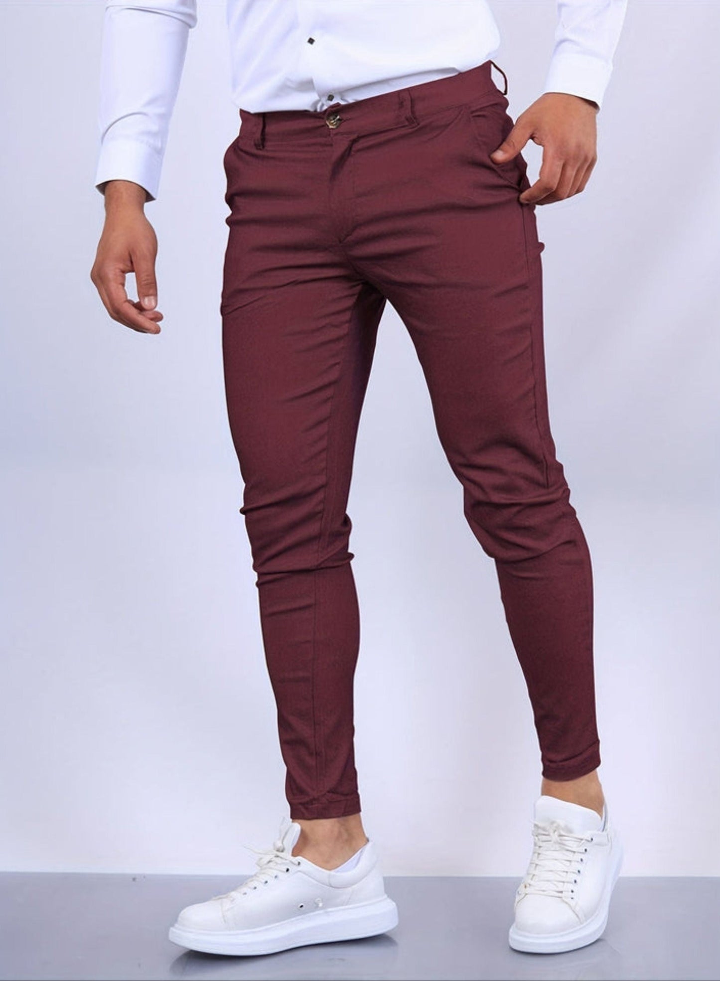 Chinos skinny stretch homme