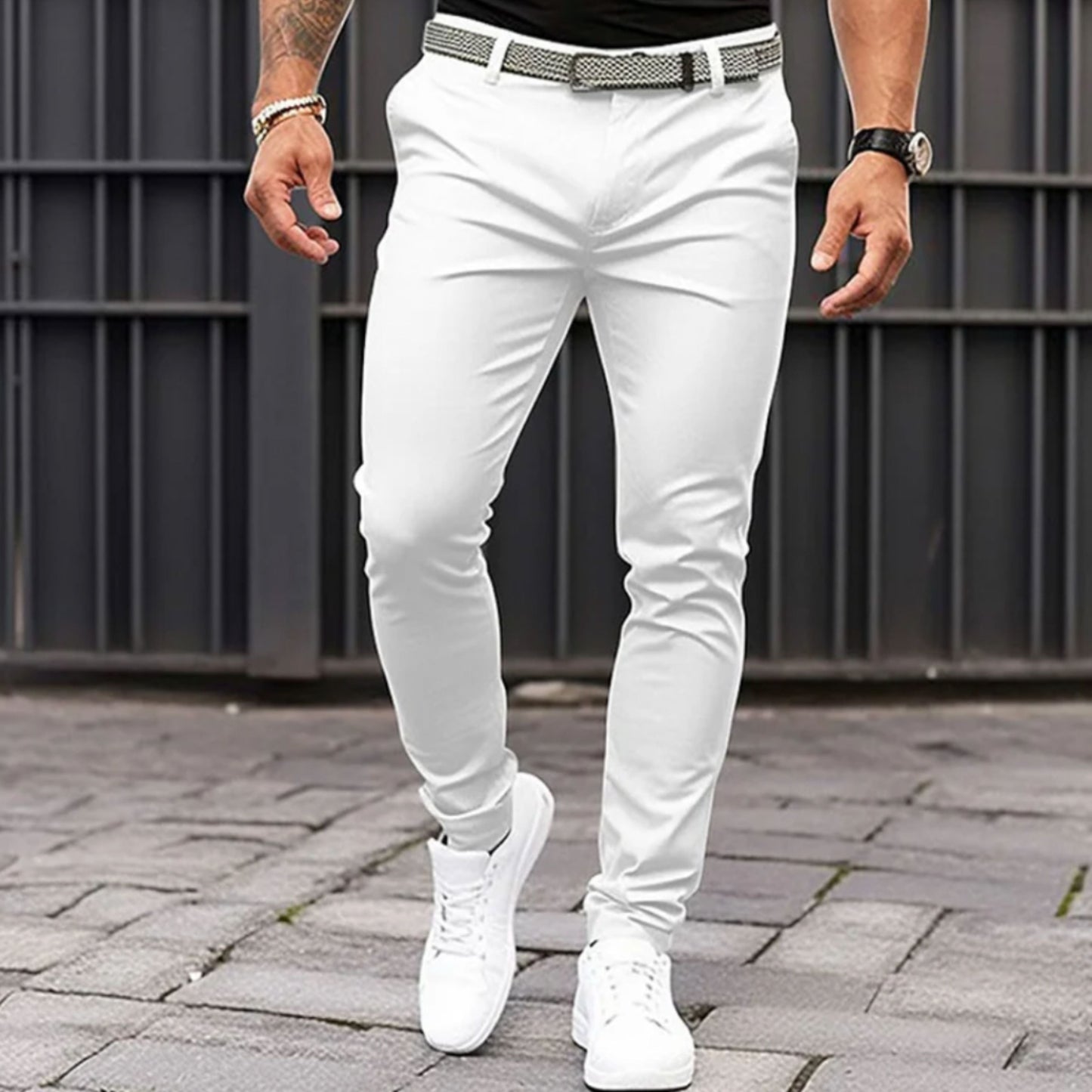 Chino slim stretch homme