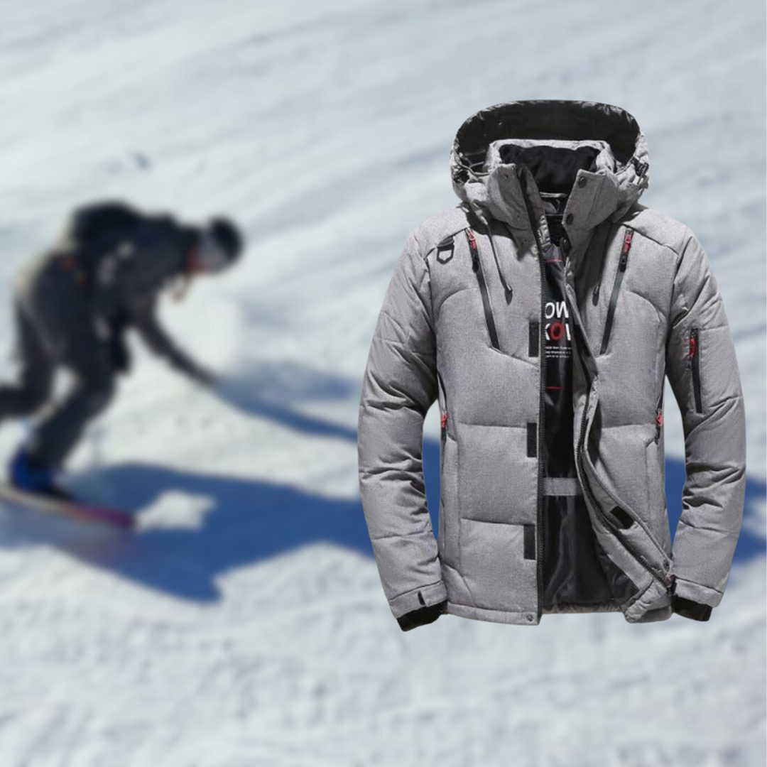Doudoune Homme Chaude Capuche Coupe-Neige
