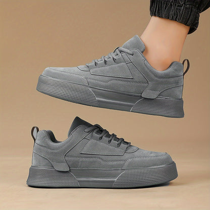Baskets à lacets à semelles épaisses pour homme streetwear