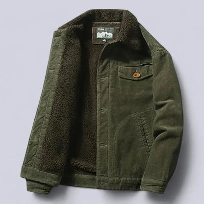 Manteau d'hiver doublé chaud style sherpa