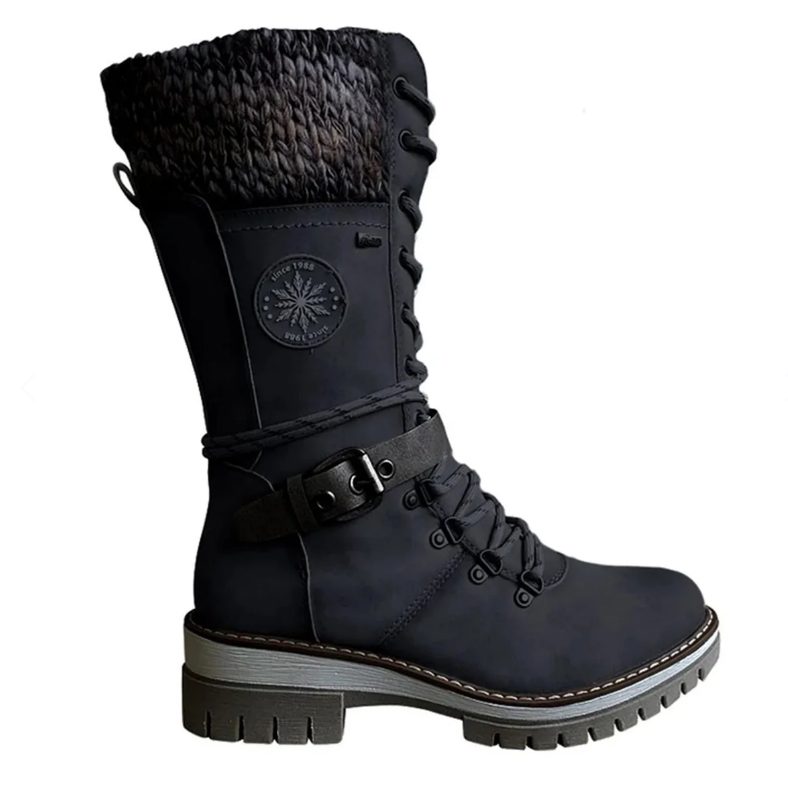 Elegante Lederstiefeletten Bequem & Chic - IdealeKleiden