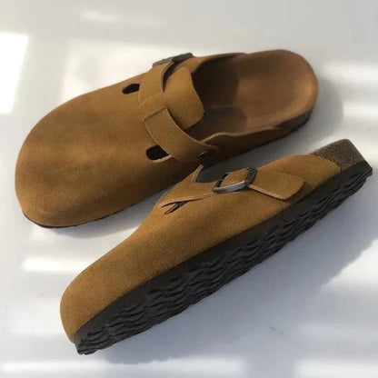 Leder Sandalen Unisex Elegance Qualität - IdealeKleiden